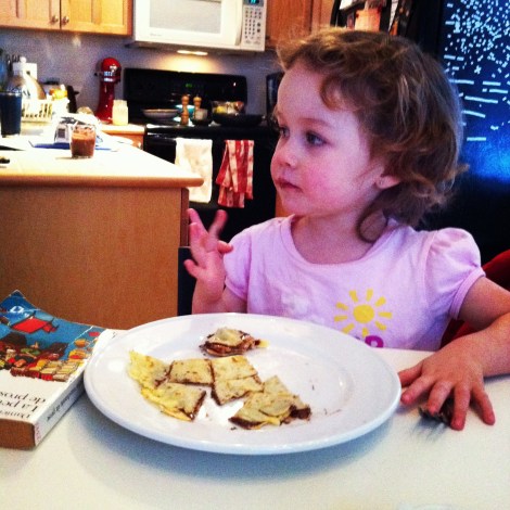 Juliette et les crêpes au Nutella de matante Vivi