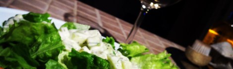 Truite citronnée, salade de concombre à l'aneth