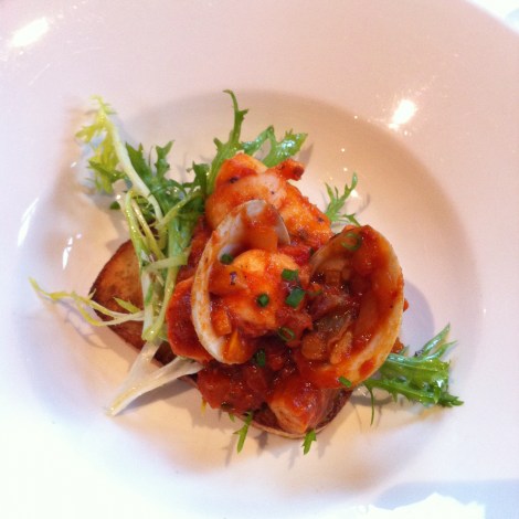 FoodCrawl mars 2012 | Le Clocher Penché | Mijoté de poulpe, calmar et moules