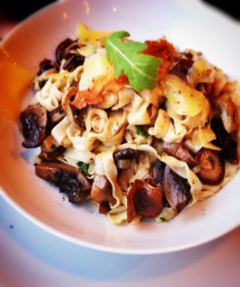 Tagliatelles aux champignons