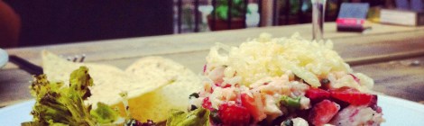 Tartare de crevettes nordiques et fraises