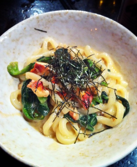 Guu - Udon Noodles in Lobster Cream Sauce