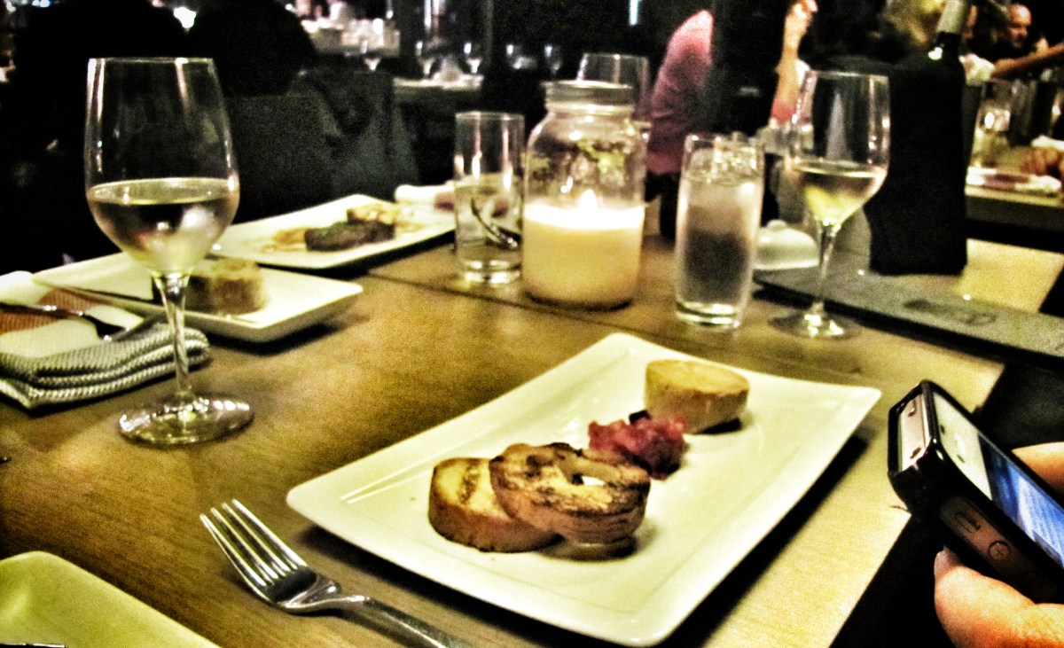 L'entrée de foie gras au torchon