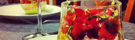 Verrine de crabe à l'huile vanillée de Louis-François Marcotte