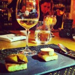 Poêlée de foie gras, pain brioché doré aux pommes et sirop d’érable et Terrine de foie gras aux figues, croutons de pain brioché