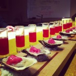 L’huître apéro: Cosmopolitain à la Berce Laineuse ou Iced Tea des bois