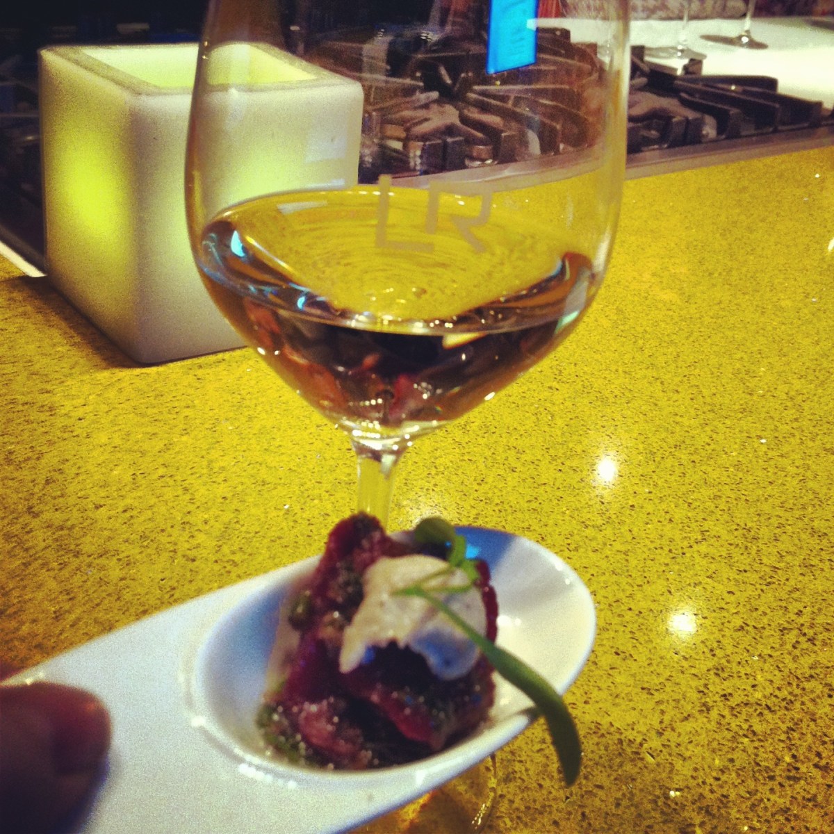 Gravlax de cerf et légumes racines