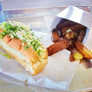 La guedille de crevettes nordiques... ET LES FRITES!