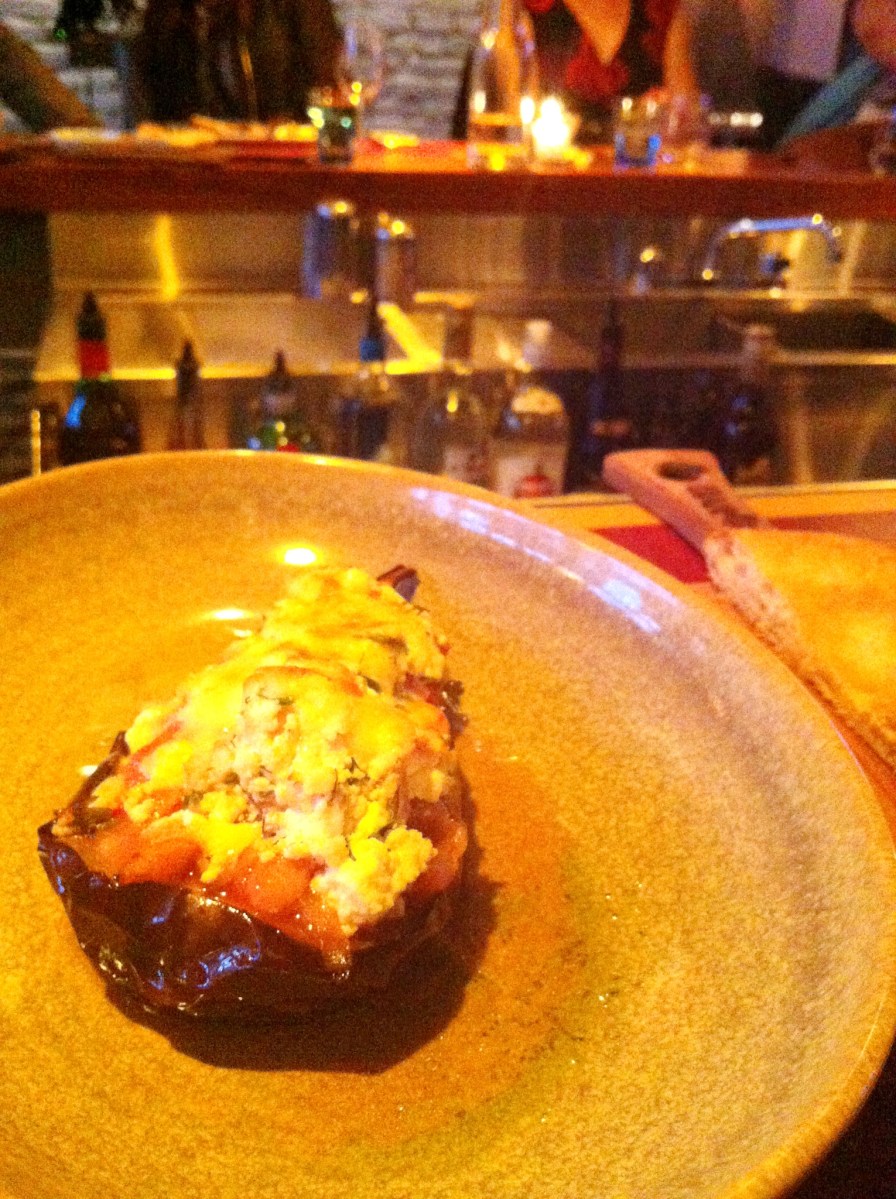 Imam bayildi à la ricotta