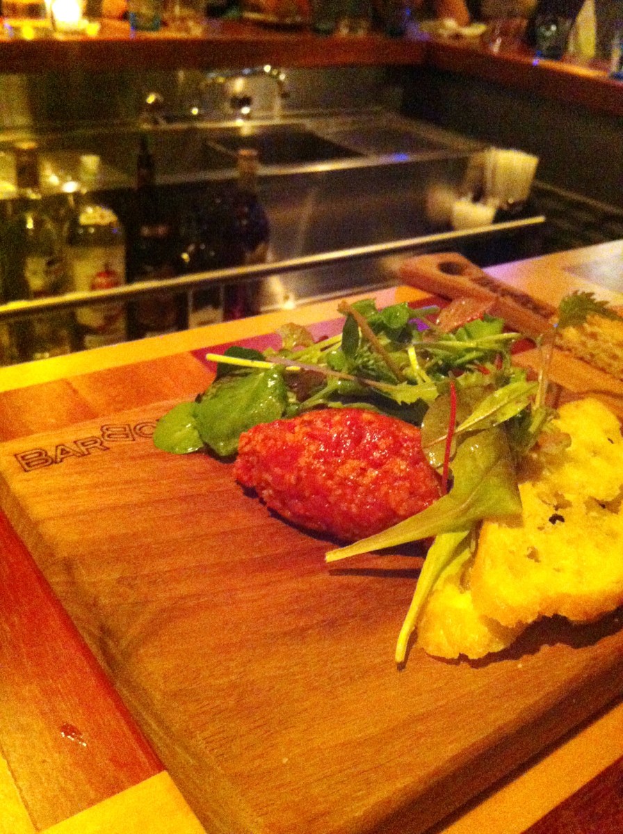 Tartare d’agneau de Kamouraska épicé