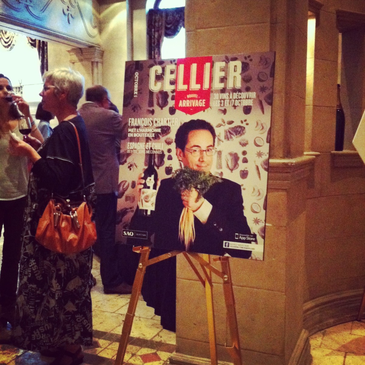 Lancement des vins de François Chartier à Québec