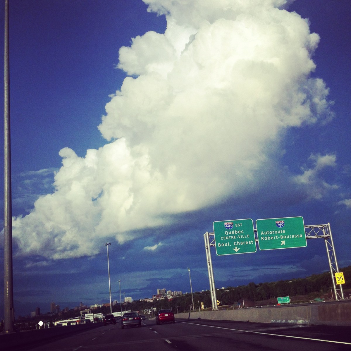 Nuages sur Québec 2