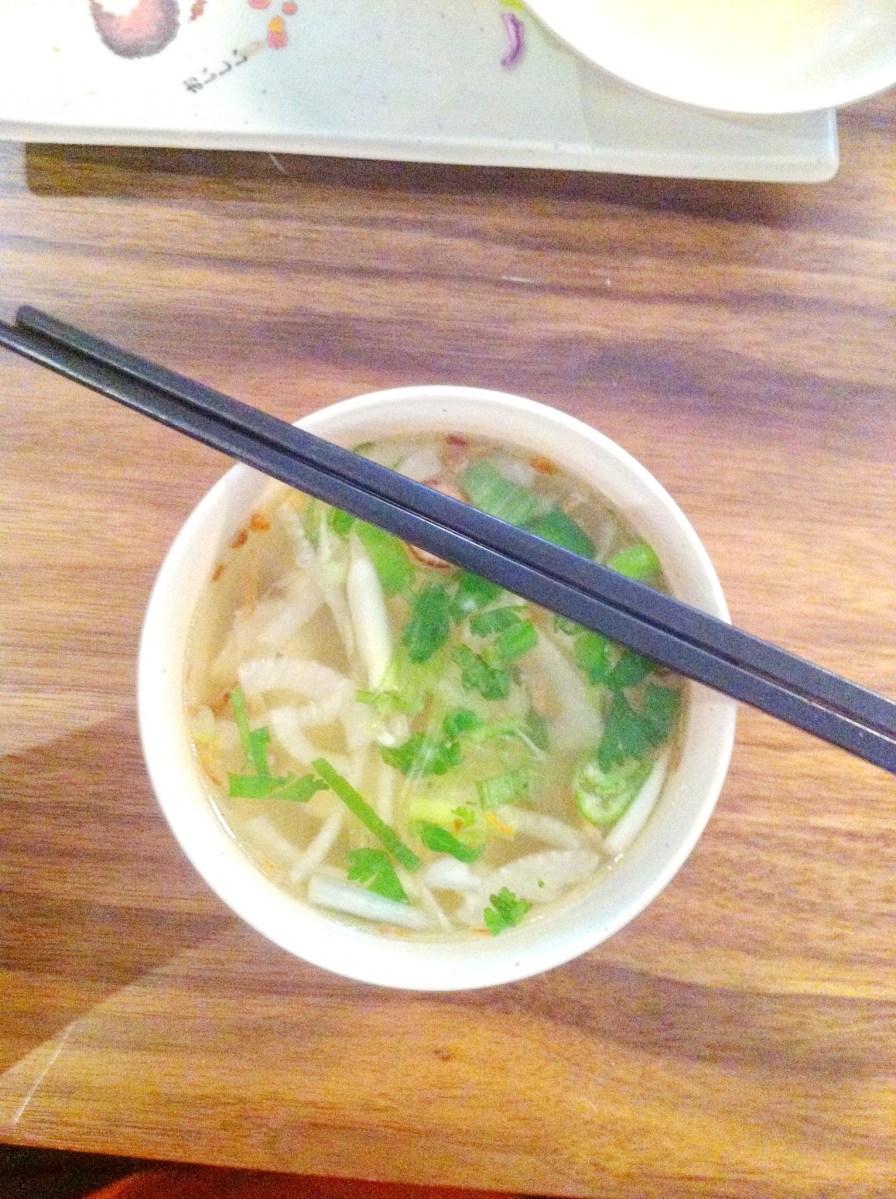 Une virée dans le quartier chinois - une won ton traditionnelle