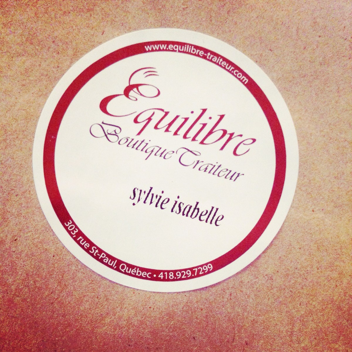 Équilibre boutique traiteur