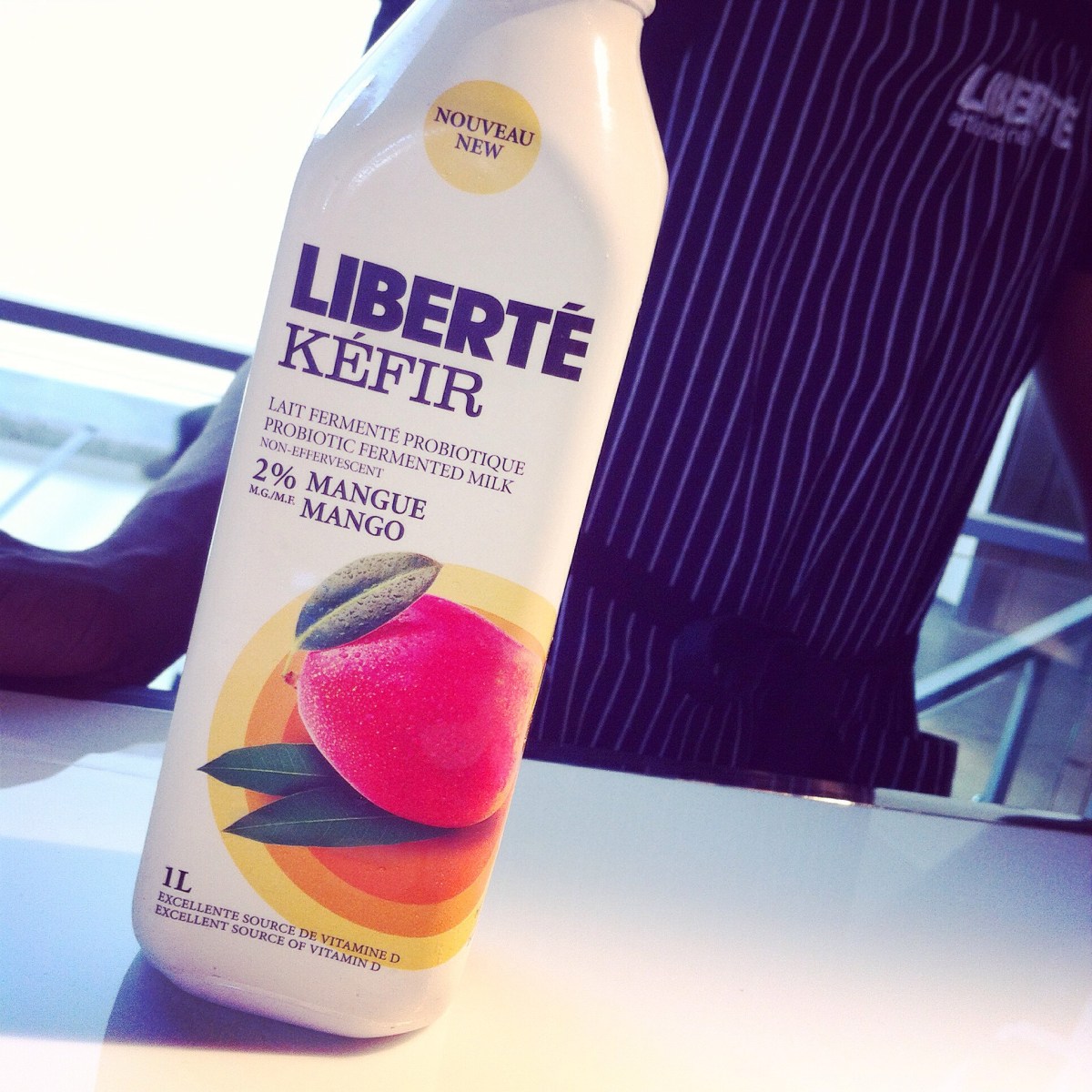 Le kéfir à la mangue Liberté - j'adopte!