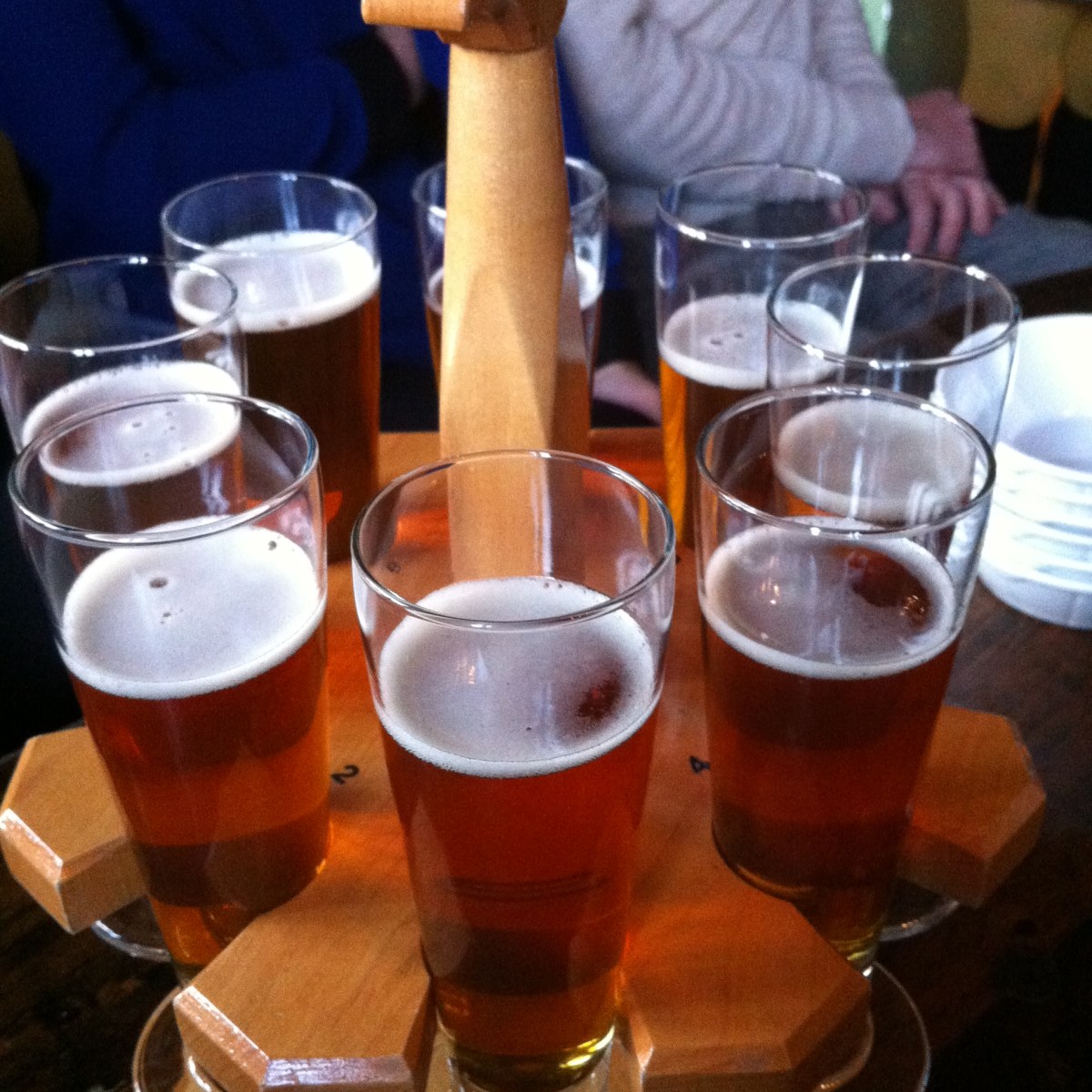 Départ à la Barberie: on savoure une bière à la citrouille