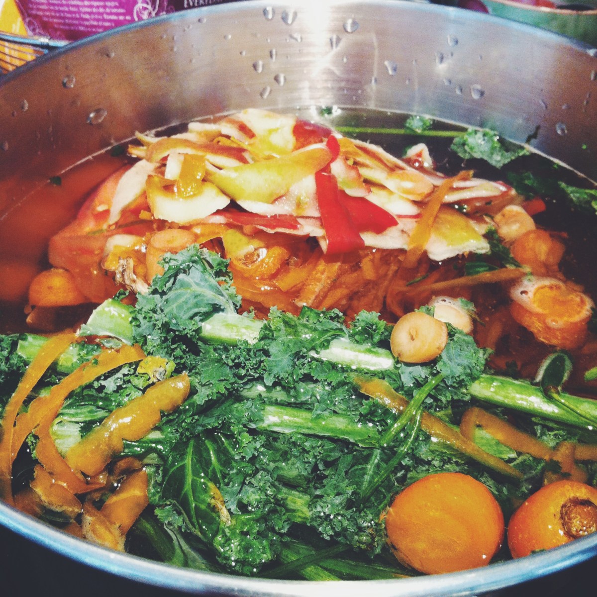 On recouvre d'eau...