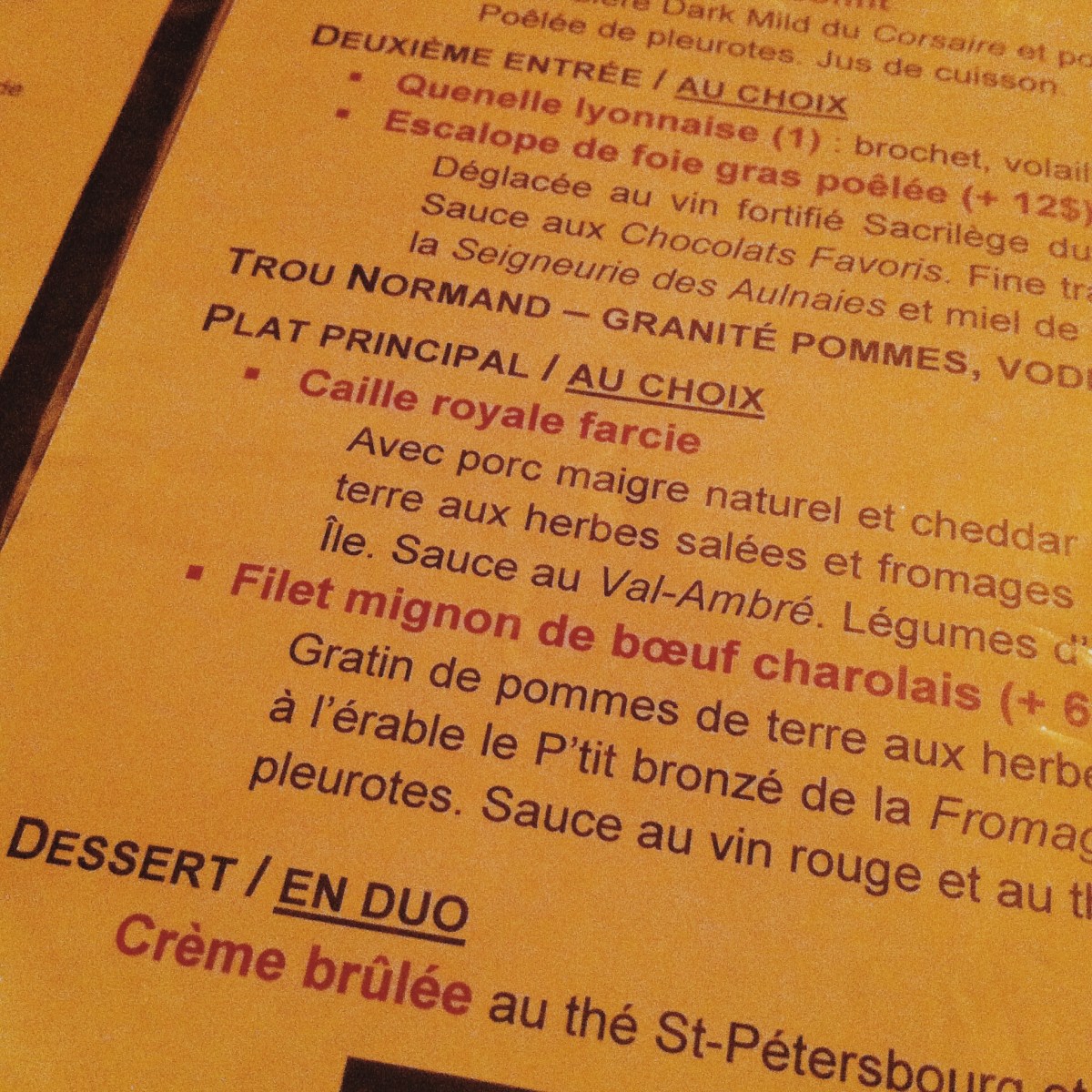 Le choix est difficile!