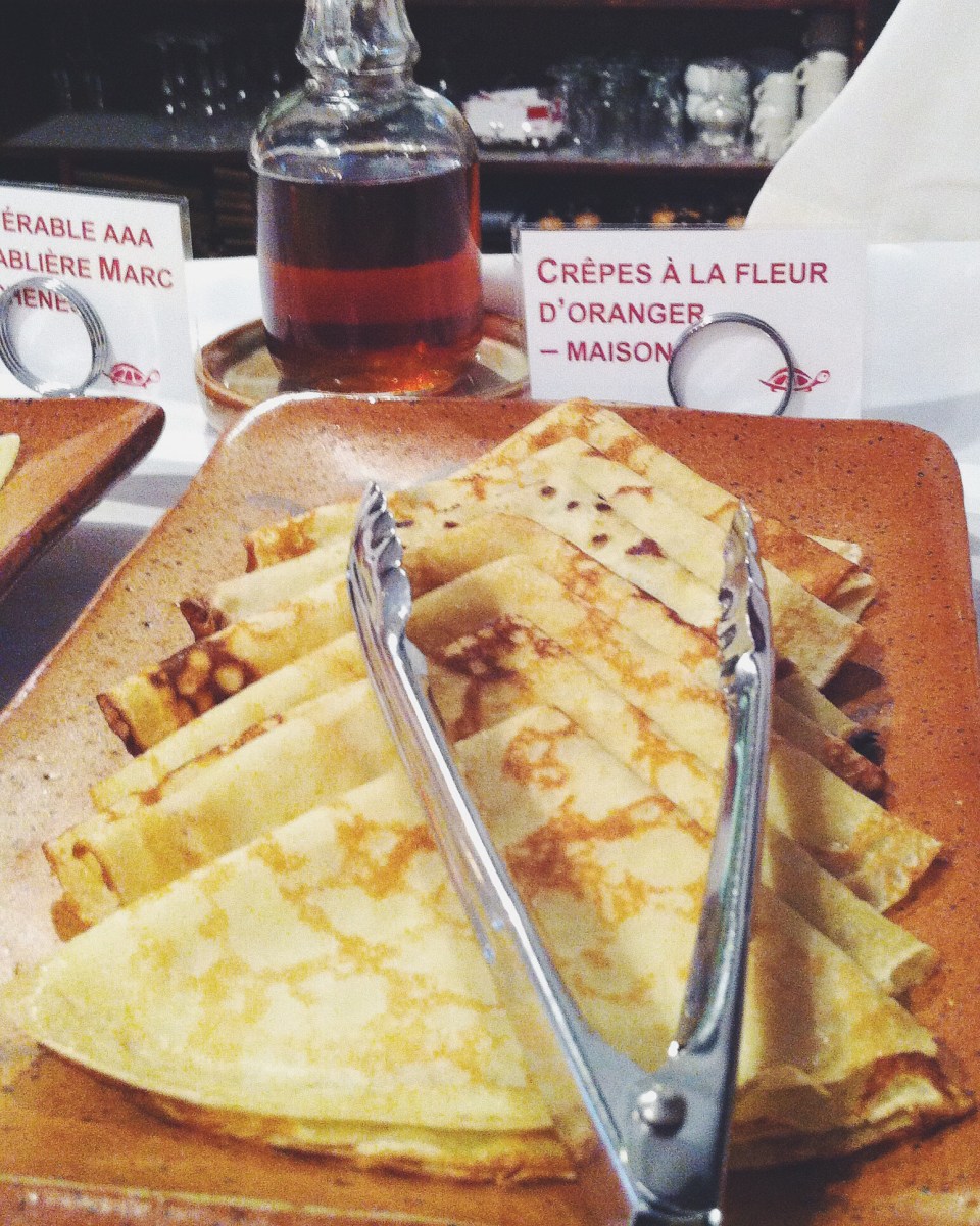 Crêpes à la fleur d'oranger maison