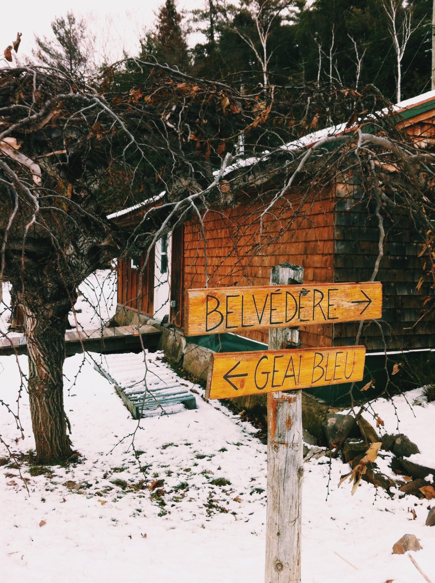 Plusieurs sentiers s'offrent à nous