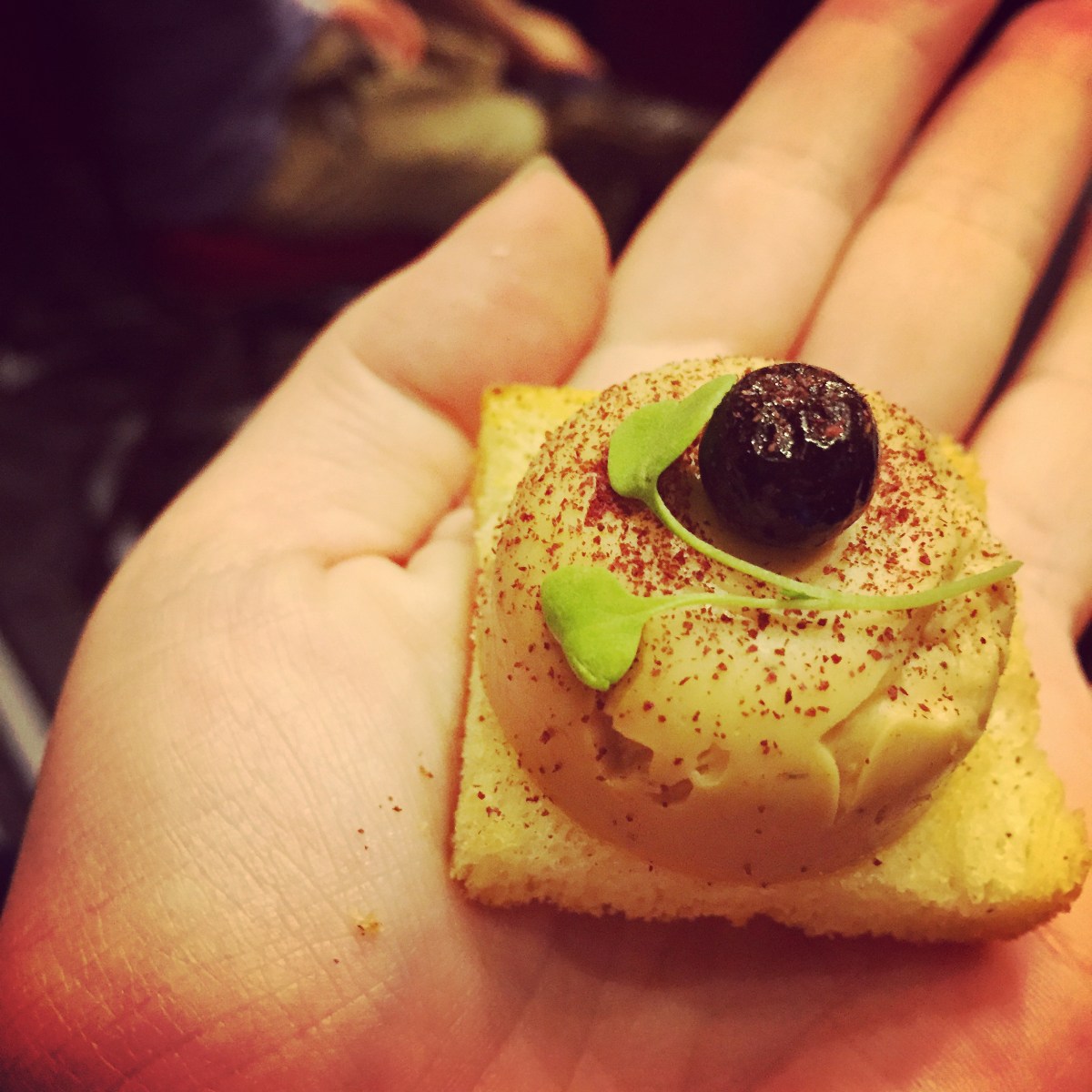 Bouchée de foie gras farcie à l'aronia de Jean-Luc Boulay