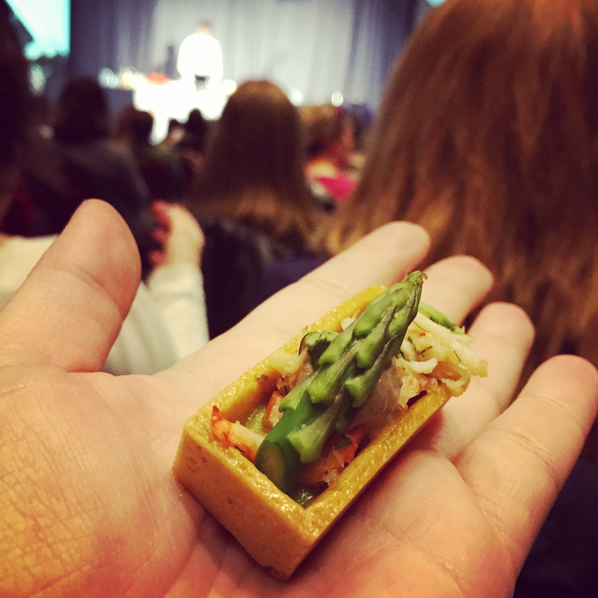 La bouchée de Louis Pacquelin: homard, asperge... Toute en finesse!