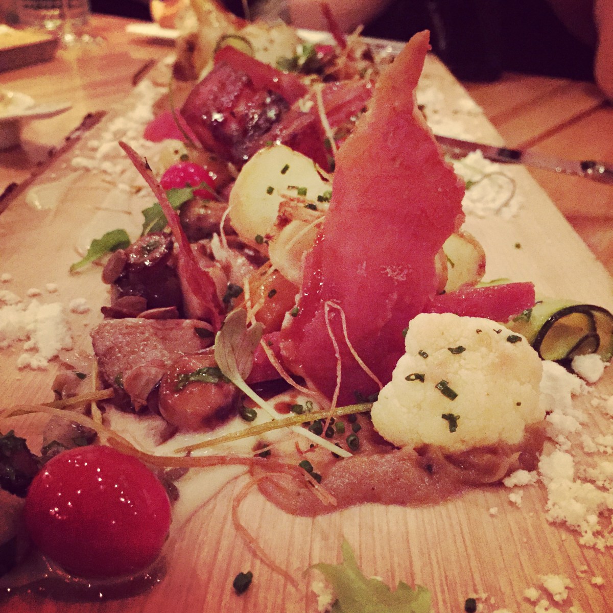 Flanc de porc, légumes marinés - magnifique!