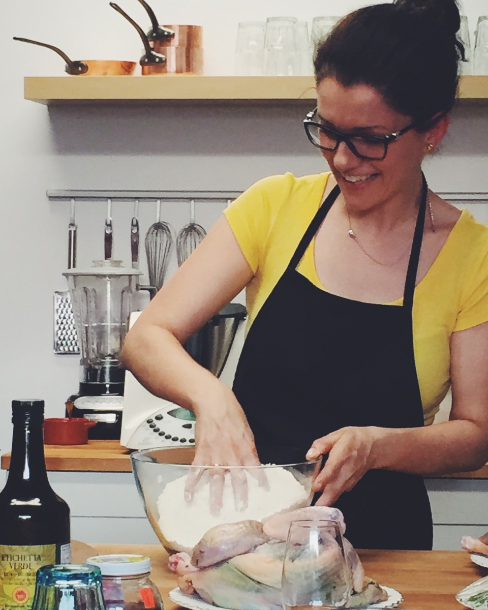 Marjorie Maltais - impeccable et souriante malgré la chaleur.