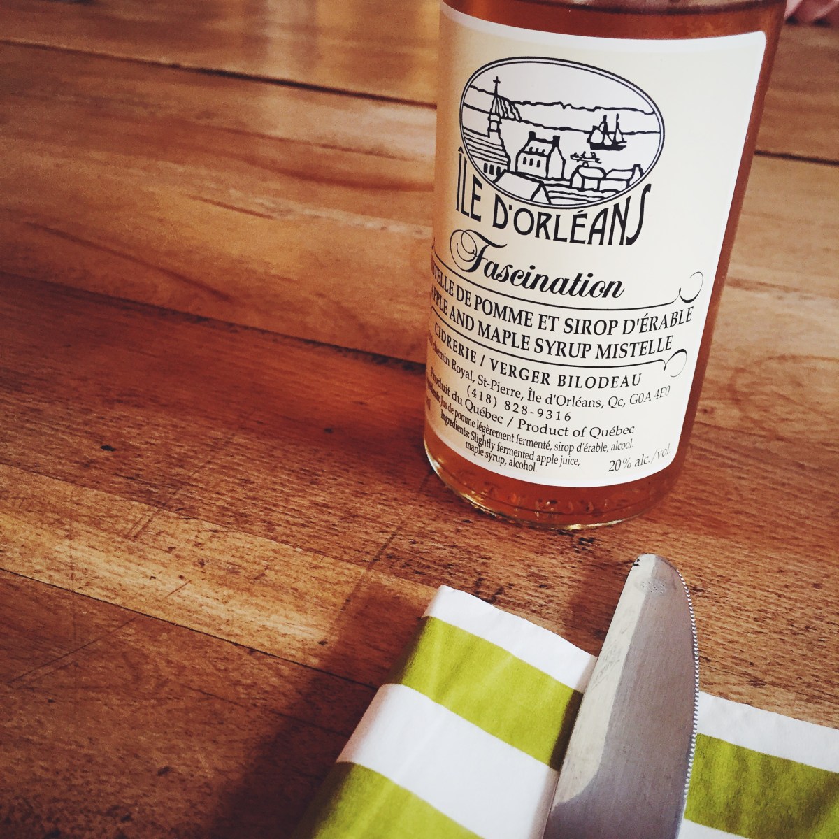 Mistelle de pomme des Vergers Bilodeau