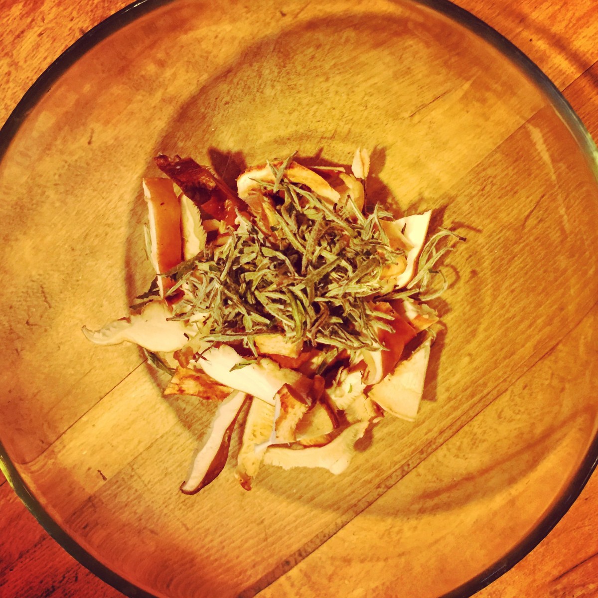 Champignons réhydratés