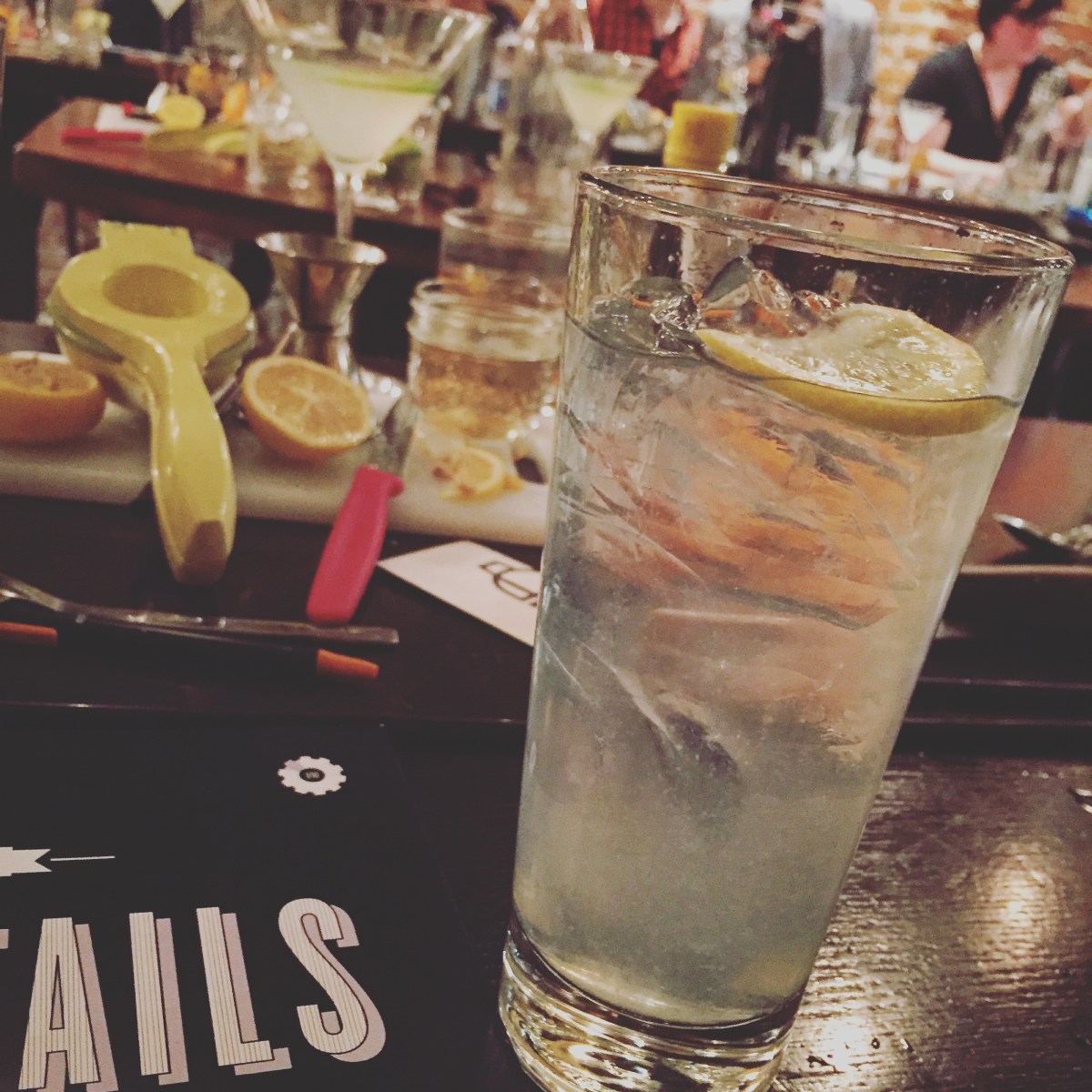 Le Tom Collins - tout en fraîcheur!