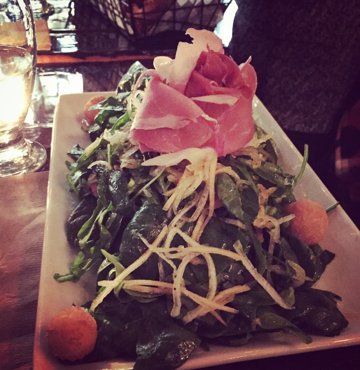 Une des salades-repas - avouez que la présentation est MAGNIFIQUE!