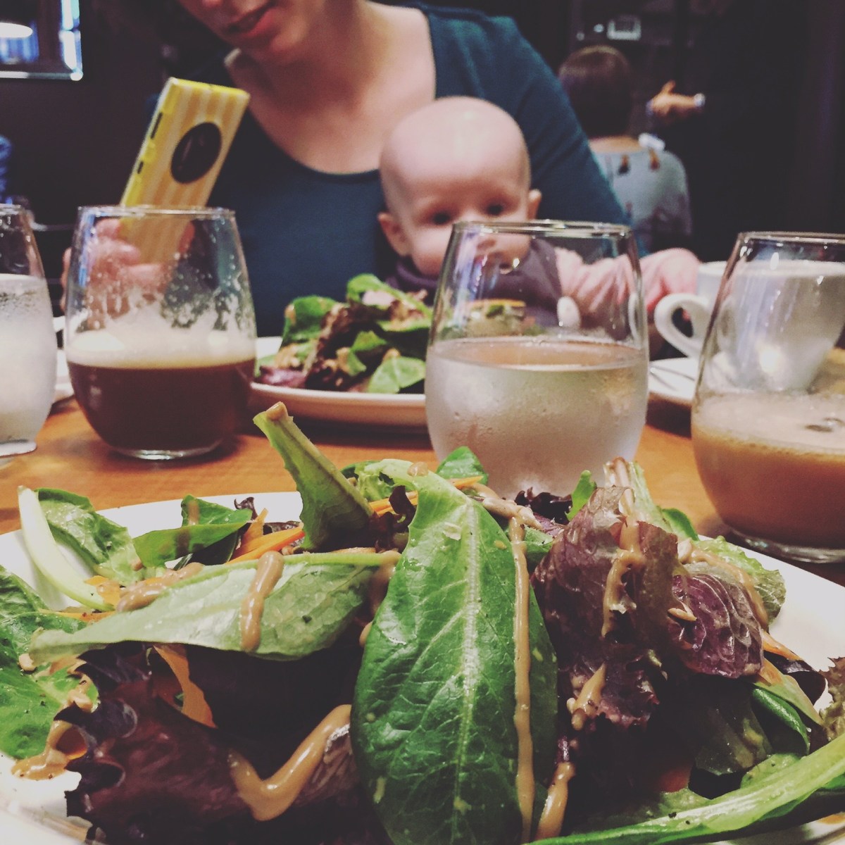 La p'tite verte avec une vinaigrette à l'espresso qu'on boirait tellement c'est bon!