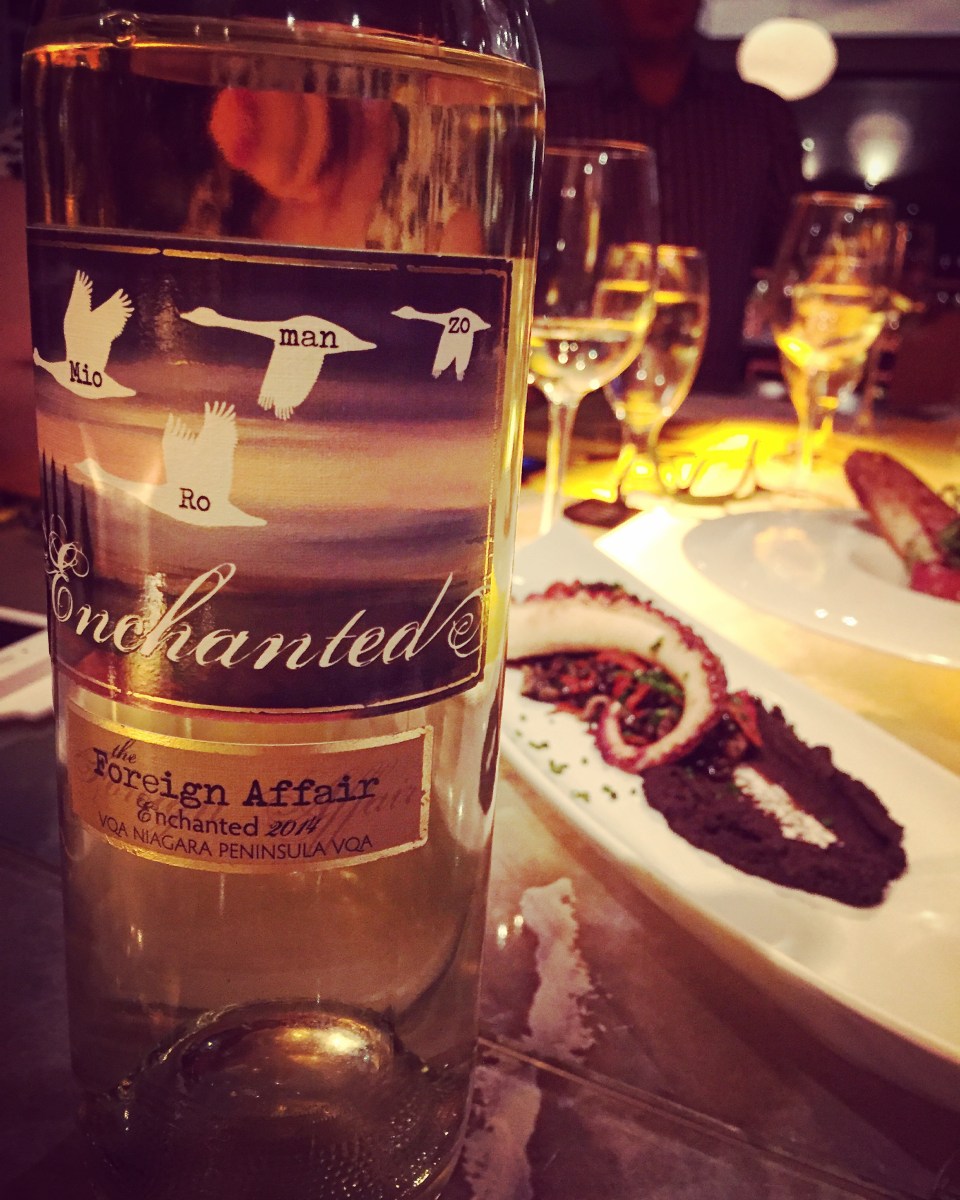 Le Foreign Affair nous avait été recommandé pour accompagner la pieuvre - je ne peux que dire wow! à l'accord!