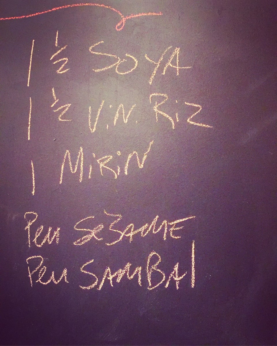 Voici les proportions d'ingrédients pour le tartare de JEF Poisson