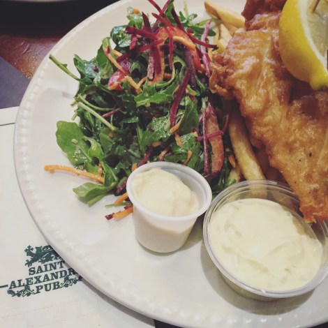Pub St-Alexandre: Fish & chips du Pub