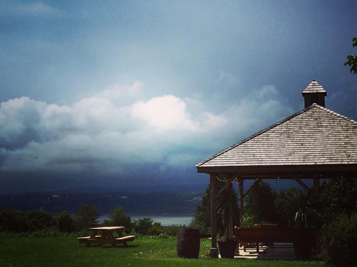 Un orage? Pas grave, c'est beau pareil!