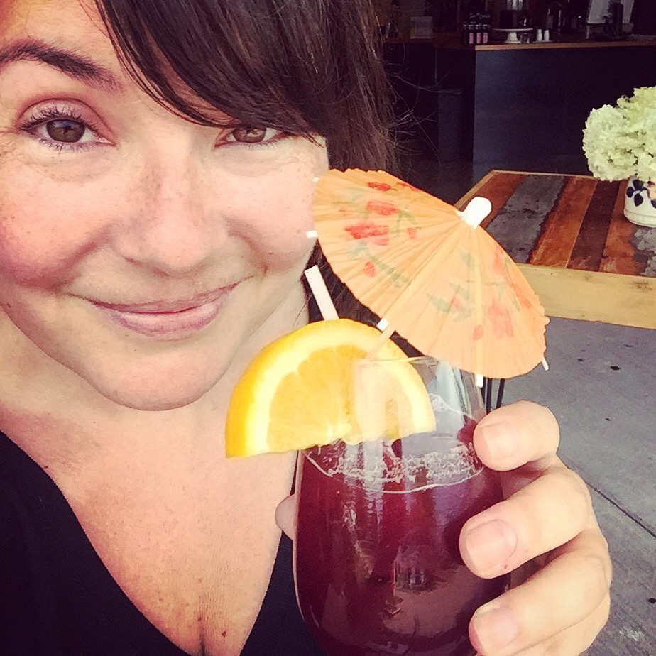 La sangria à la crème de cassis - c'est assez winner pour moi!