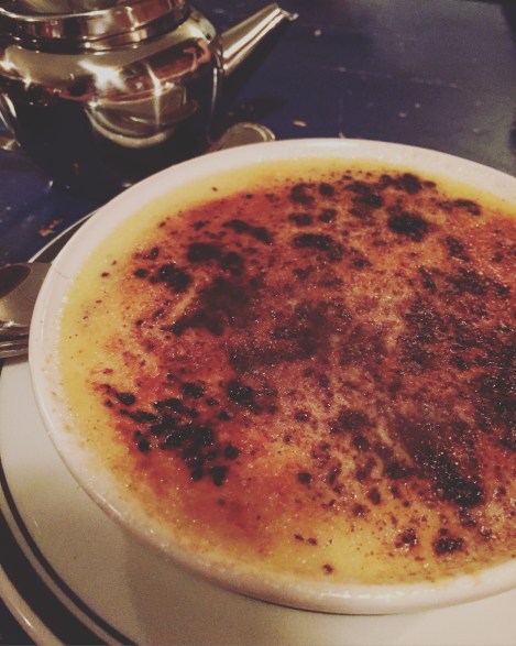 Crème brûlée du moment au Jack Daniels