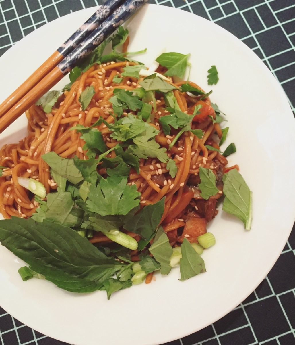 Nouilles asiatiques au dindon