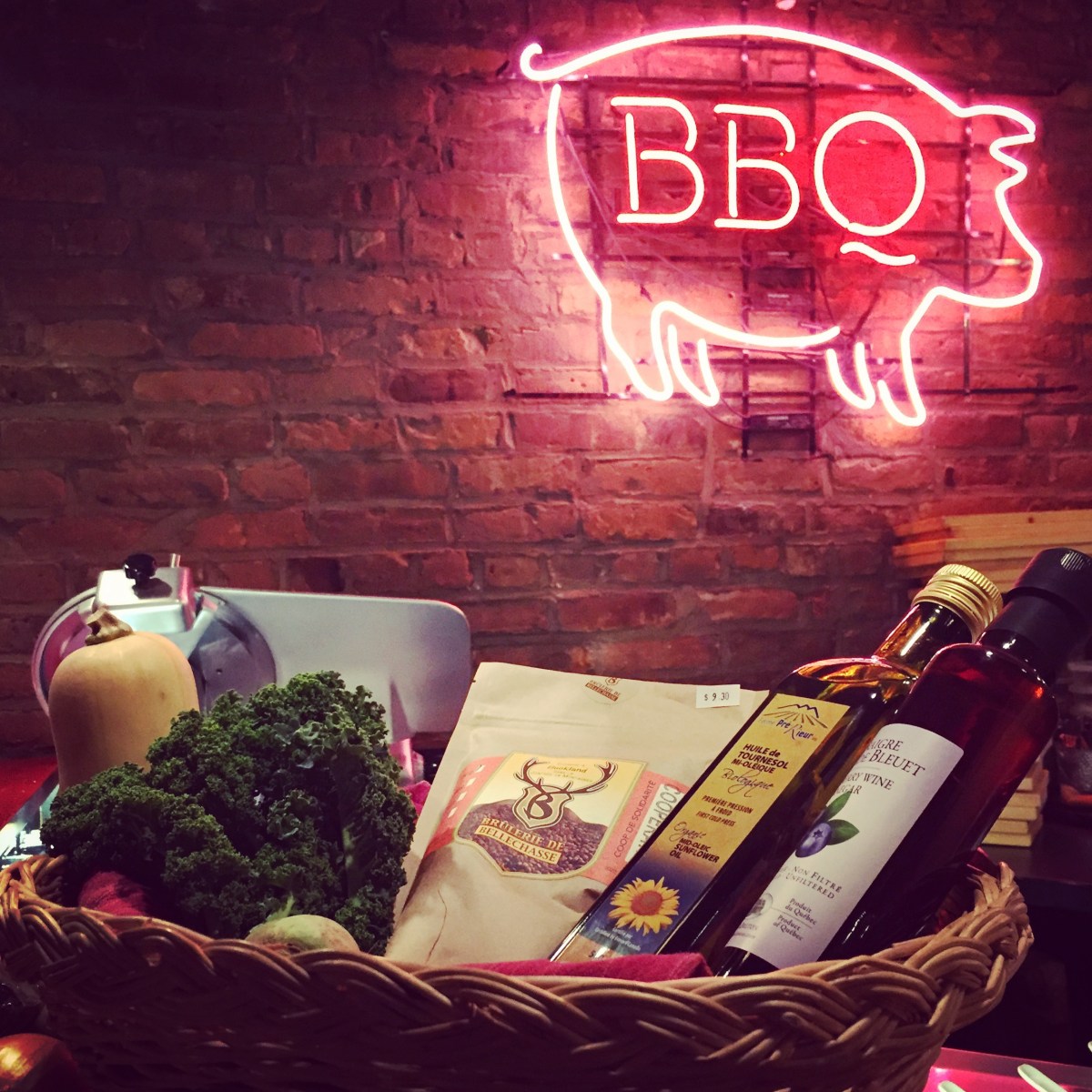 Le menu était concocté à partir de produits La Mauve, dans le décor typé du Cendrillon