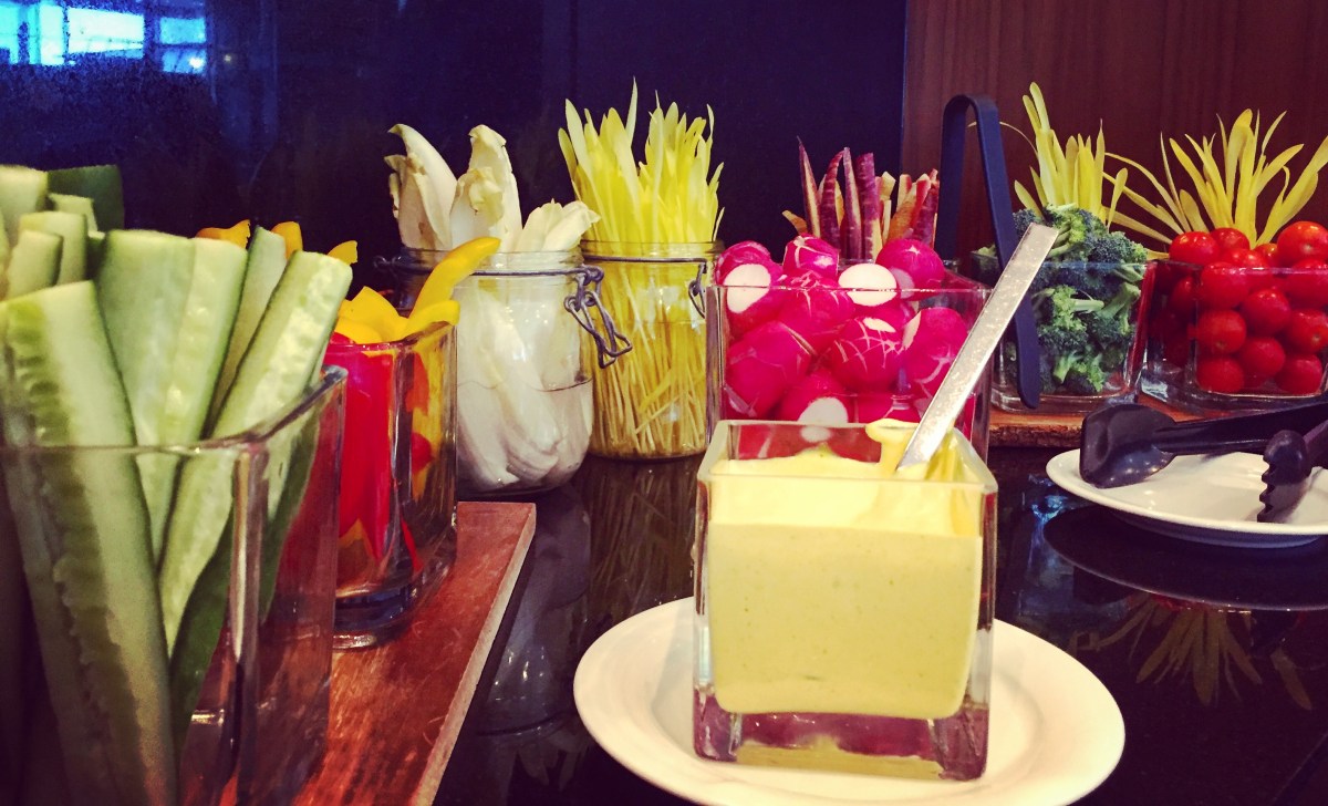 Un bar à crudité qui ferait craquer même les enfants les plus résistants.