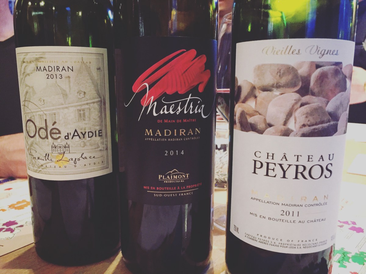 Comparaison de 3 Madiran