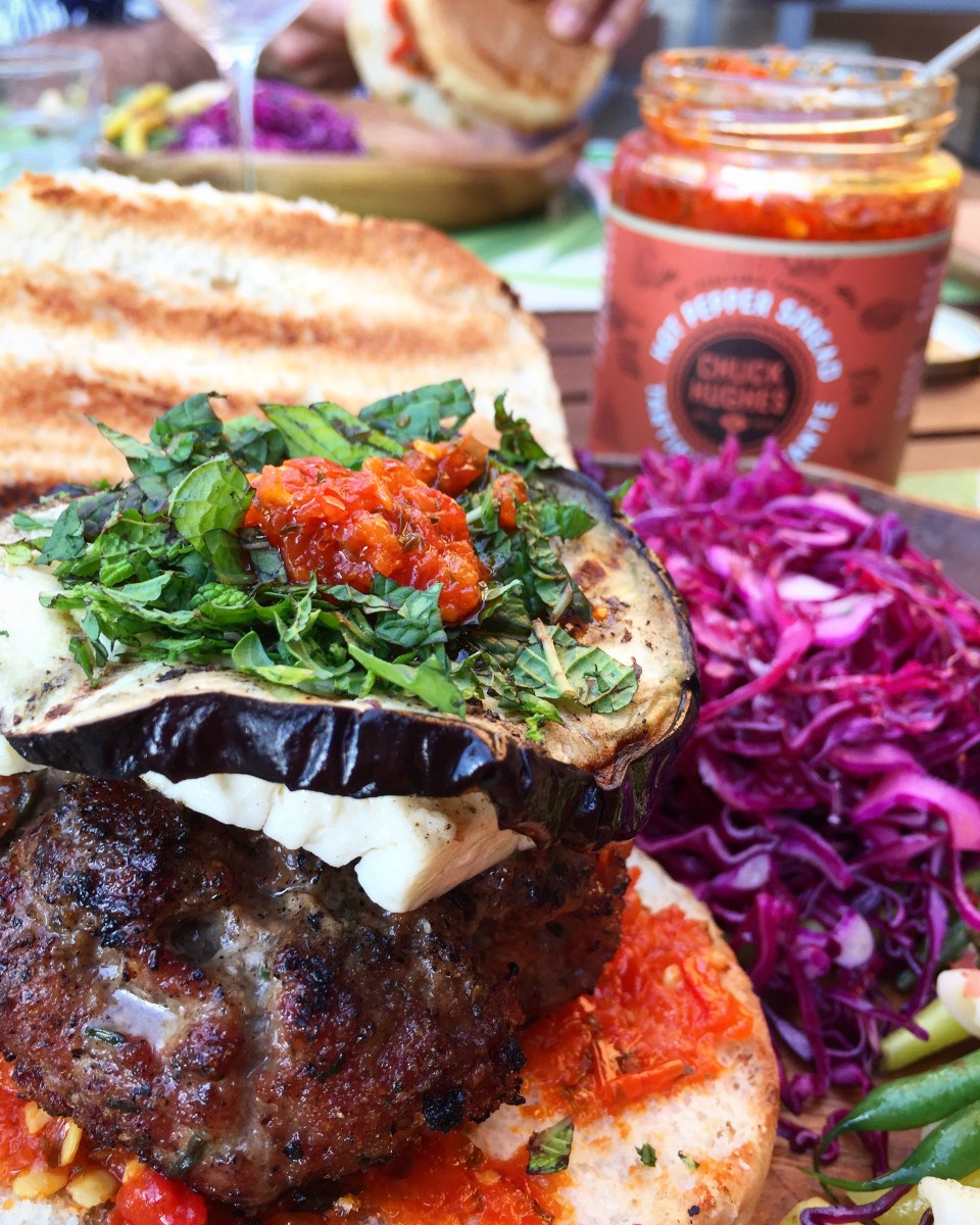 Les produits Chuck Hugues - parfaits pour un burger à l'agneau!